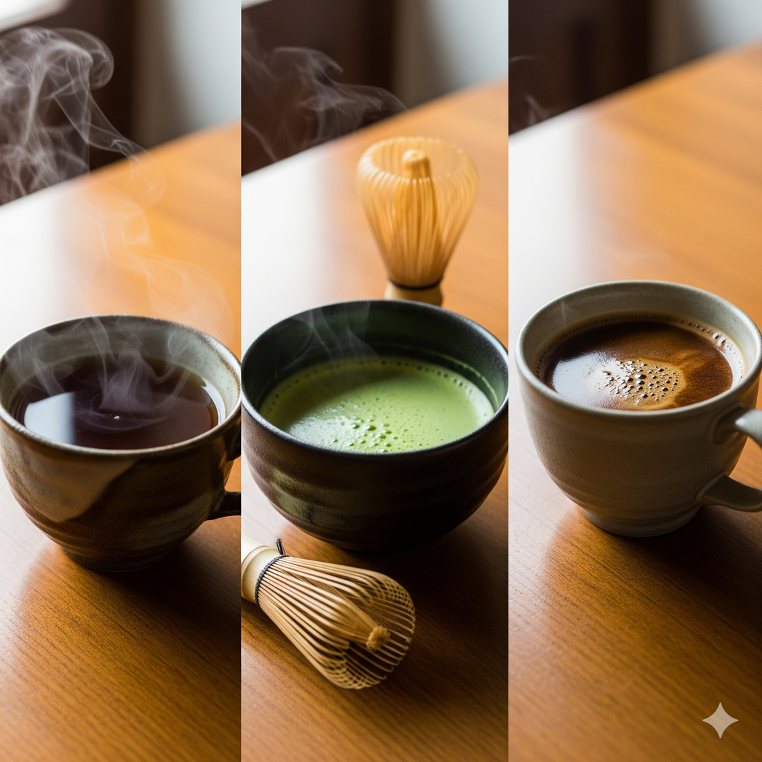 Hojicha vs. Matcha &amp; Coffee: Your Guide to Different Kinds of Energy